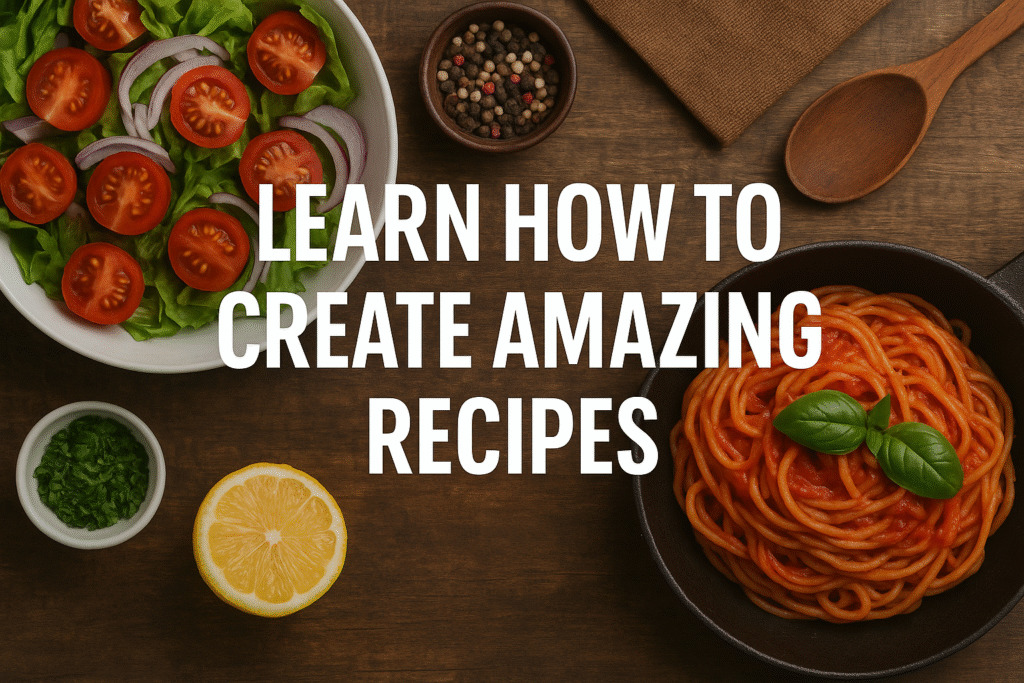 Learn How to Create Amazing Recipes